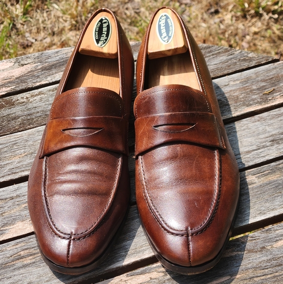 Mezlan Bradley Leather Penny Loafers Shoes 9.5